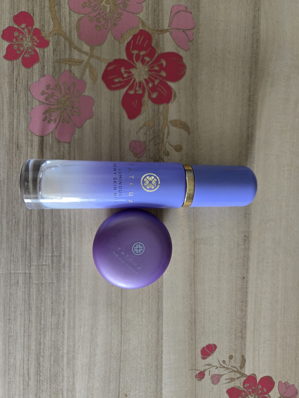 Tatcha Purple Skincare Serum & Cream Duo